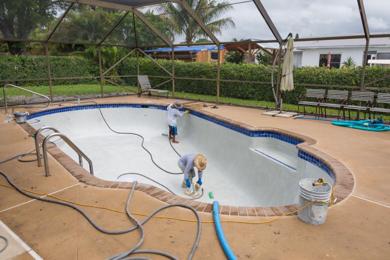 Pool Coping Installation
